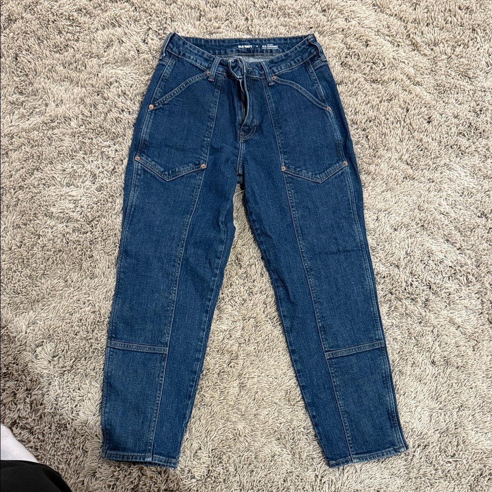 Old Navy Women's Blue Ankle & Cropped Jeans